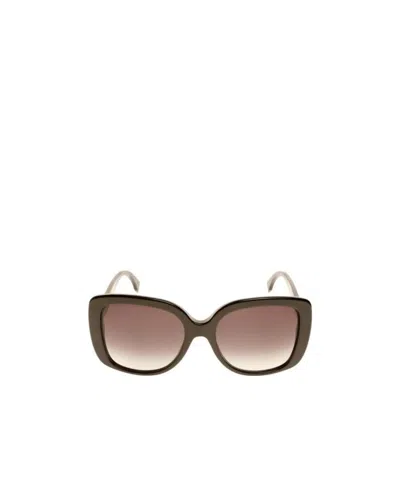 Fendi Logo Details Sunglasses In Brown