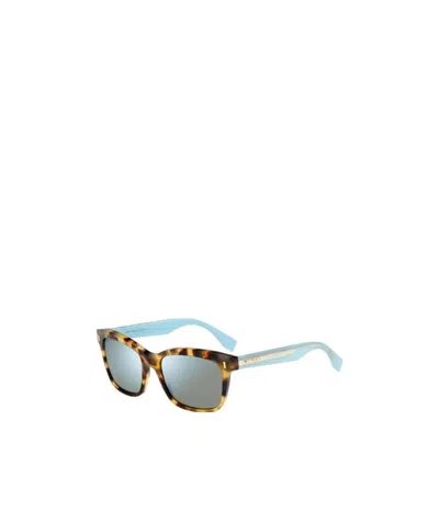 Fendi Logo Details Sunglasses In Multicolor