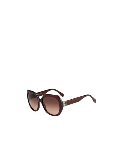 Fendi Logo Details Sunglasses In Multicolor
