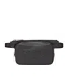Fendi Logo-embossed Belt Bag In Black