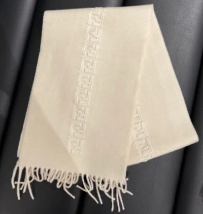 Fendi Logo Embossed Scarf