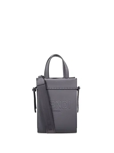 Fendi Logo-embossed Tote Bag