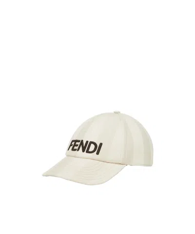 Fendi Off White Logo Baseball Hat