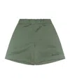 Fendi Shorts In Felpa In Green