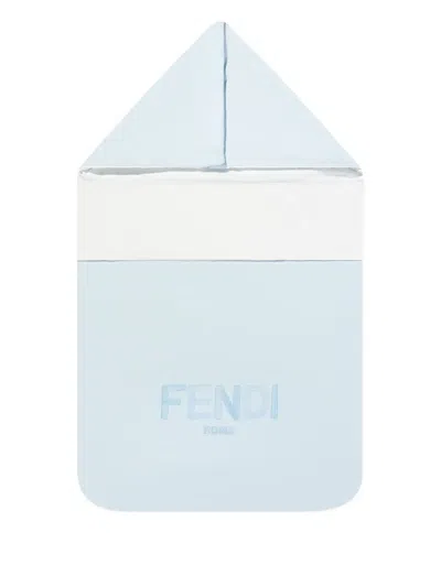 Fendi Logo-embroidered Cotton Sleeping Bag