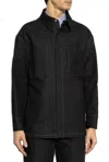 Fendi Dark Blue Denim Selleria Jacket In Blu