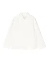 Fendi Logo-embroidered Linen Jacket In White
