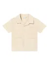 Fendi Logo-embroidered Shirt In Neutrals