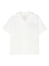 Fendi Logo-embroidered Shirt In White