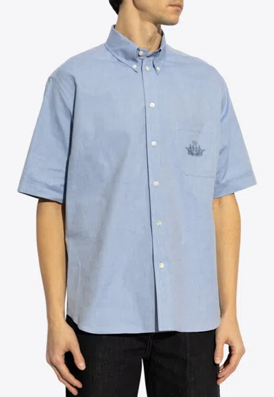 Fendi Logo Embroidered Short-sleeved Shirt