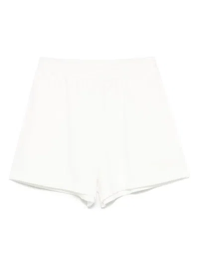 Fendi Kids' Logo-embroidered Shorts In White