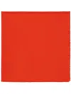 Fendi Square Shawl Ff Made Of Silk In Red
