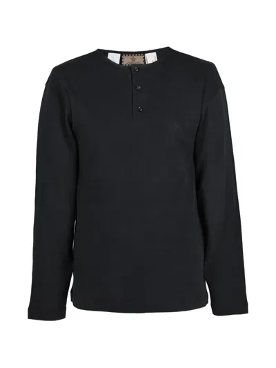 Pre-owned Fendi Logo-embroidered Sweater In Blue