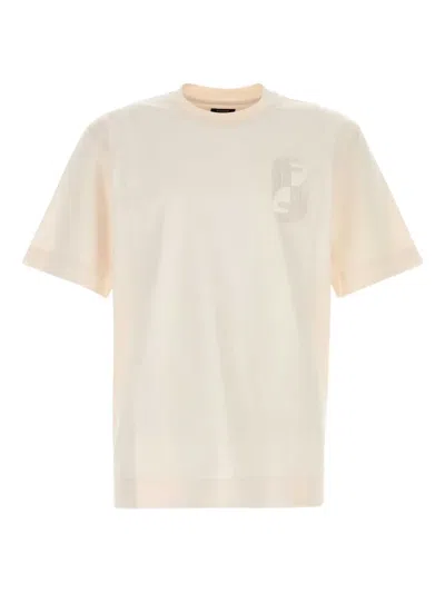 FENDI LOGO-EMBROIDERED T-SHIRT