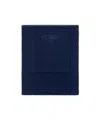 Fendi Logo Embroidery Double-sided Scarf In Black