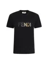 Fendi T-shirt In Black