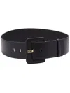 Fendi Loop Hardware Textured Belt In Black