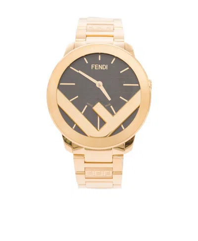 Fendi Logo Fashion Watch In Nude