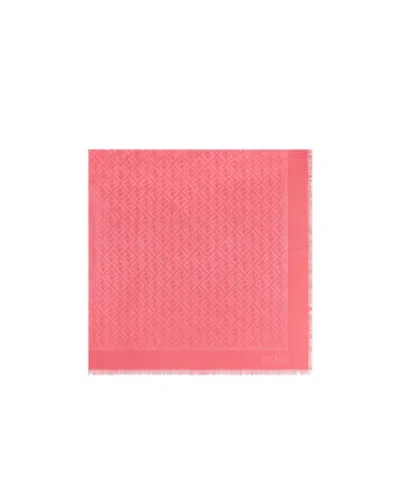 Fendi Logo Ff Shawl In Pink