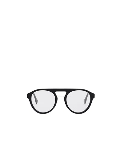 Fendi Logo Flat Mirror In White