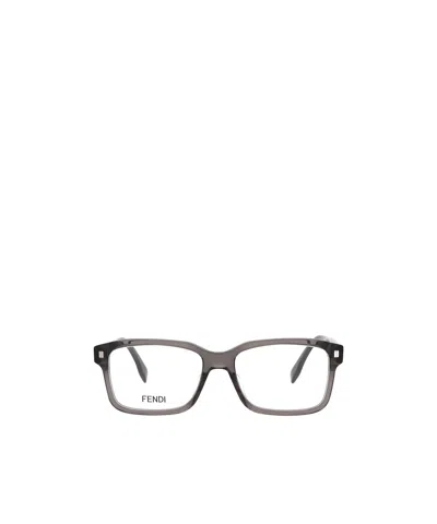 Fendi Logo Flat Mirror In White