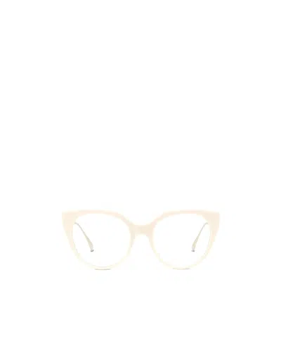 Fendi Logo Glasses In White