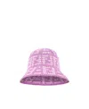 Fendi Logo Hat In Pink