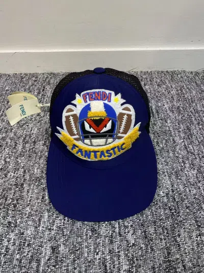 Fendi Logo Lettering Baseball Cap