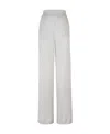 Fendi Logo-motif Palazzo Trousers In Gray