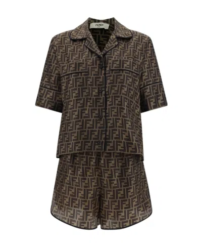 FENDI LOGO PAJAMAS SET