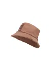 Fendi Logo Patch Bucket Hat In Pattern