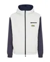 Fendi Logo-patch Reversible Jacket In White