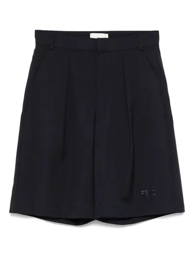 Fendi Kids' Logo-patch Shorts