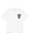 Fendi Logo-patch T-shirt In White