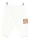 Fendi Logo-patch Track Pants In White