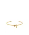 Fendi Logo Pattern Bracelet In Yellow