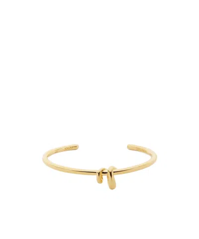 Fendi Logo Pattern Bracelet In Yellow
