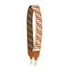 Fendi Logo Pattern Double-sided Belt In Brown