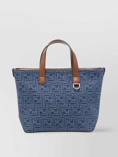 FENDI LOGO PATTERN SMALL TOTE BAG