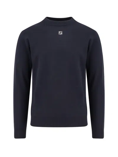 Fendi Sweater In Blue