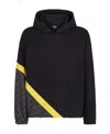 Fendi Logo-print Cotton Hoodie In Black