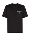 Fendi Logo-print Cotton T-shirt In Black
