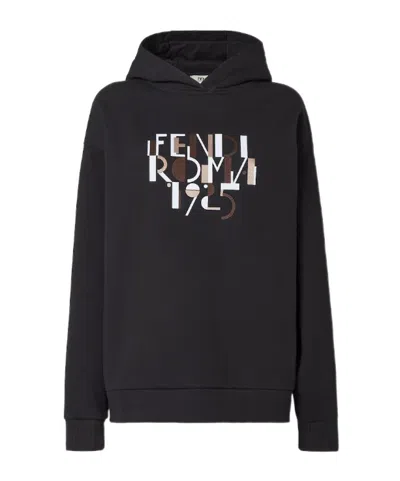 Fendi Sweatshirt Clothing In Black