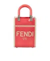 Fendi Logo-print Shoulder Bag In Red