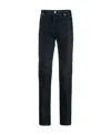 Fendi Logo Print Skinny-fit Jeans In Black