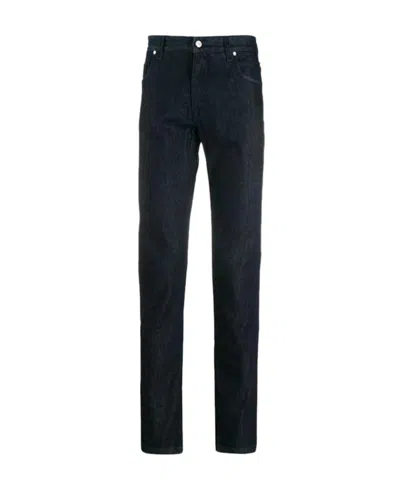 Fendi Logo Print Skinny-fit Jeans In Black