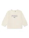 Fendi Logo-print Sweatshirt In Neutrals