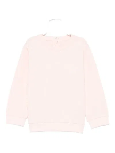 Fendi Babies' Logo-print Sweatshirt In Pink