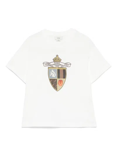 FENDI LOGO-PRINT T-SHIRT
