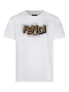 Fendi Logo-print T-shirt In White